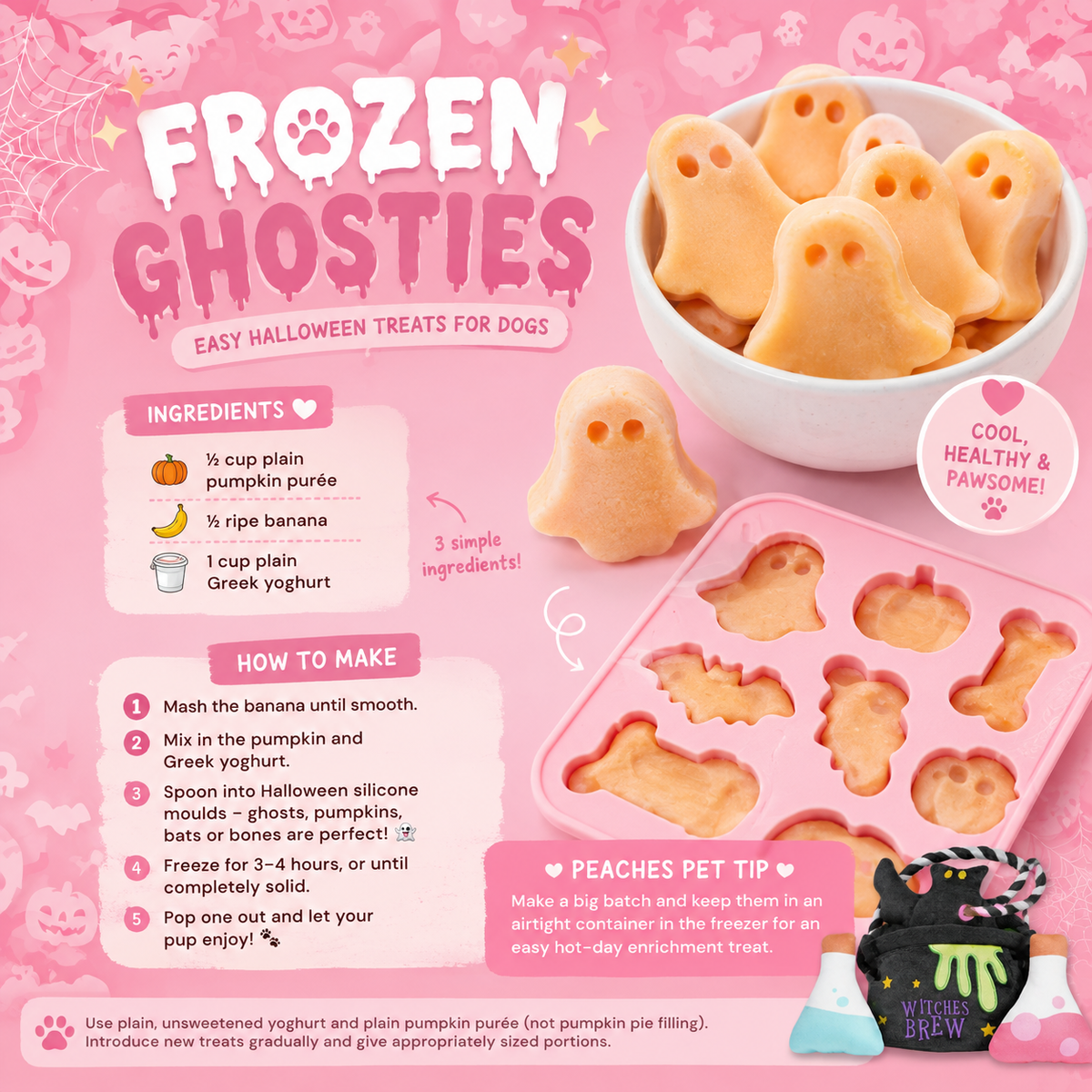 Peaches pet BooTastic treats