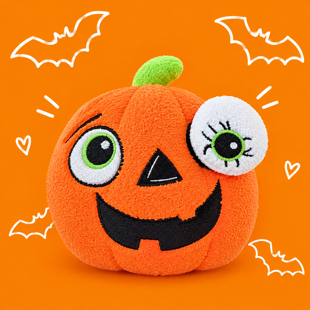 Spooky tug plush - pumpkin