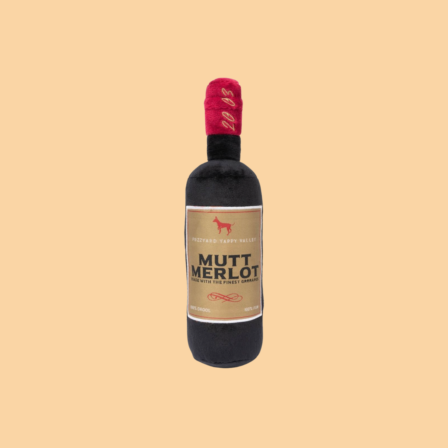 Mutt Merlot Plush Toy