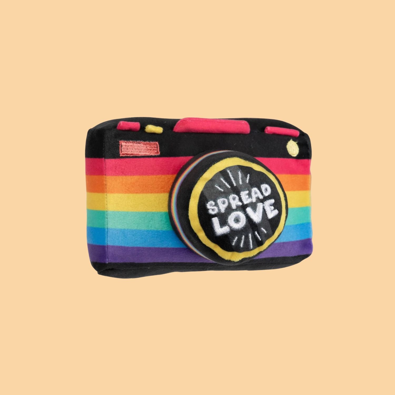 Spread Love Camera Dog Toy