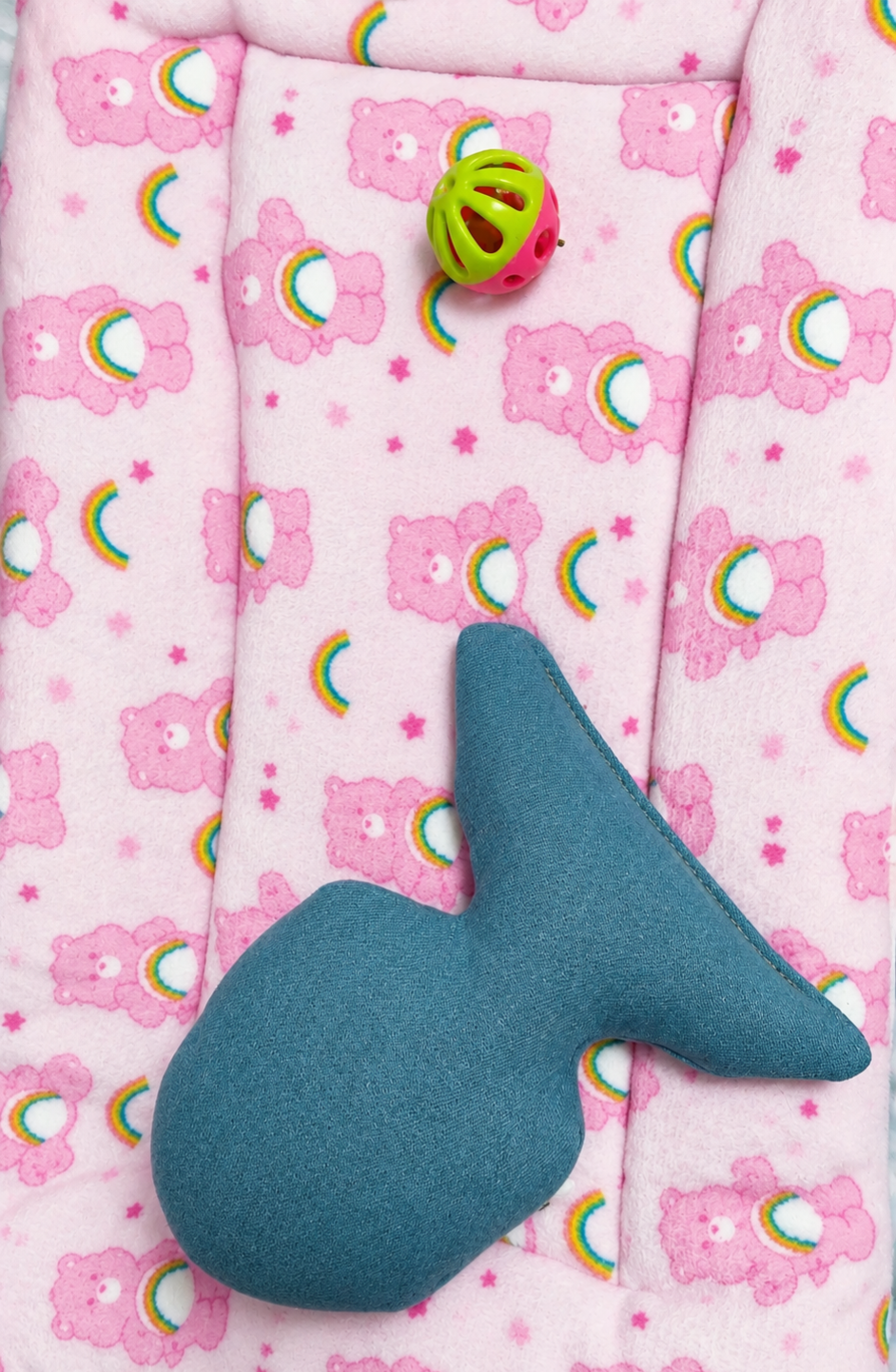 🌈 carebear cat mat