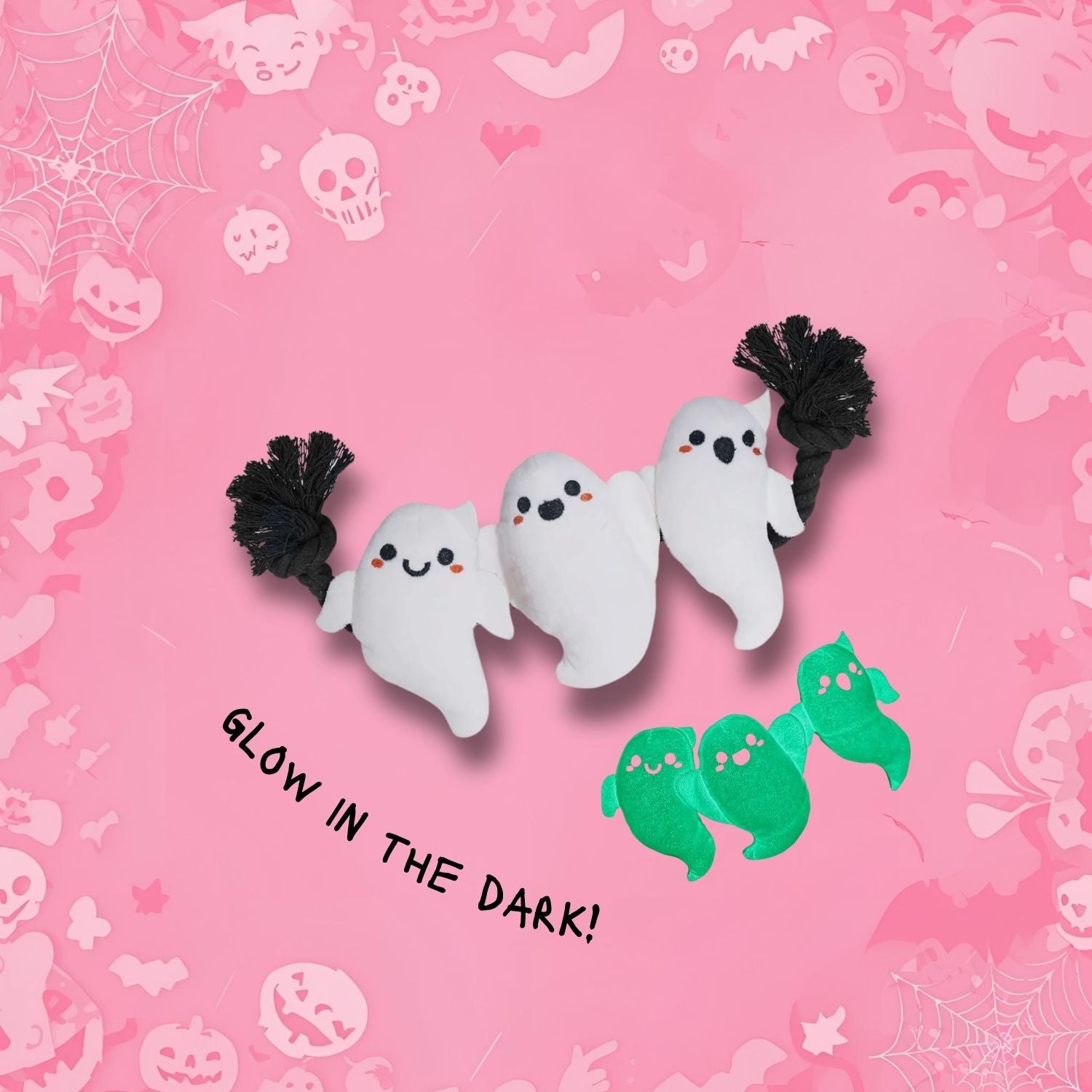 Rope Ghost – Glow-in-the-Dark Tug Toy (Howloween)