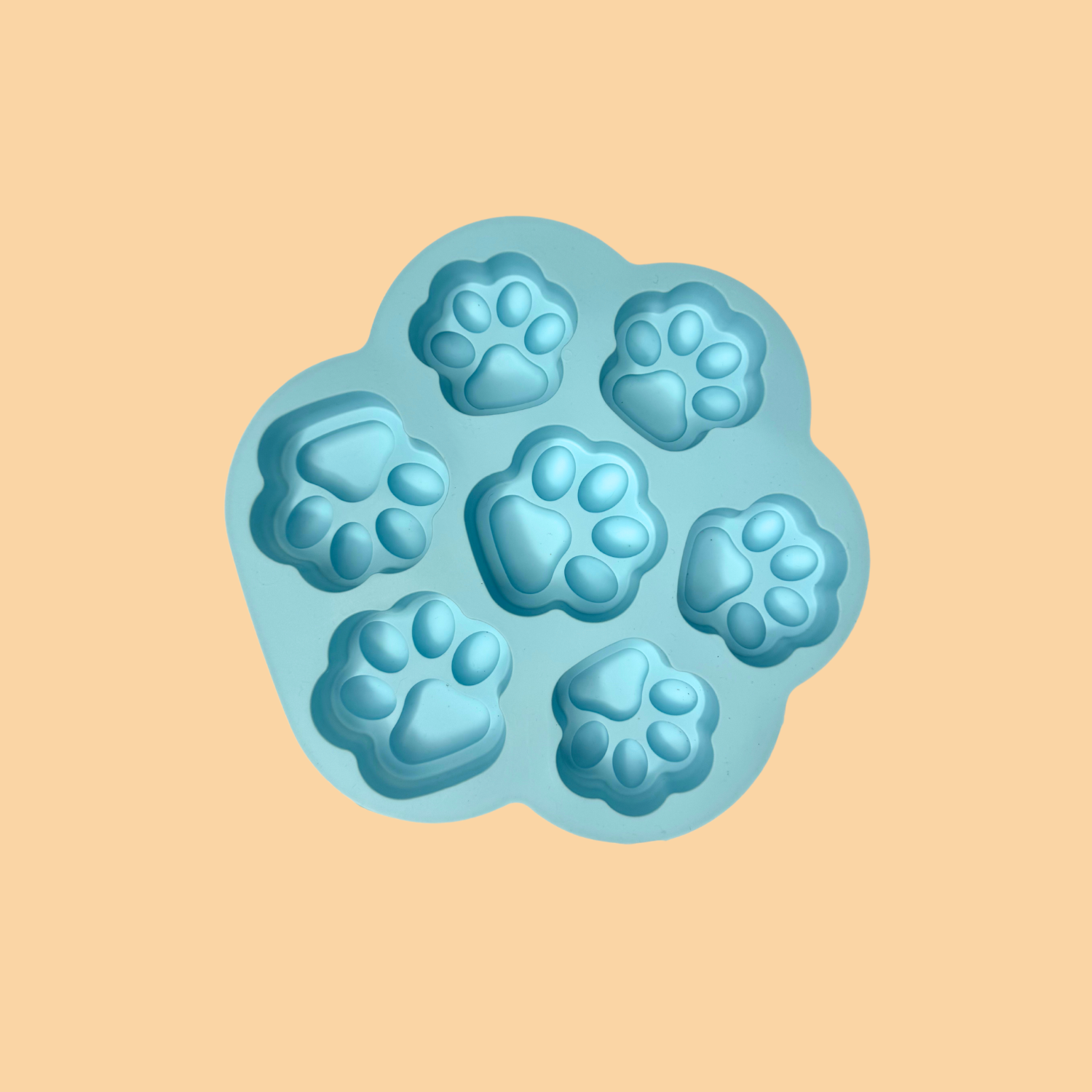Paws Silicone Mould Blue