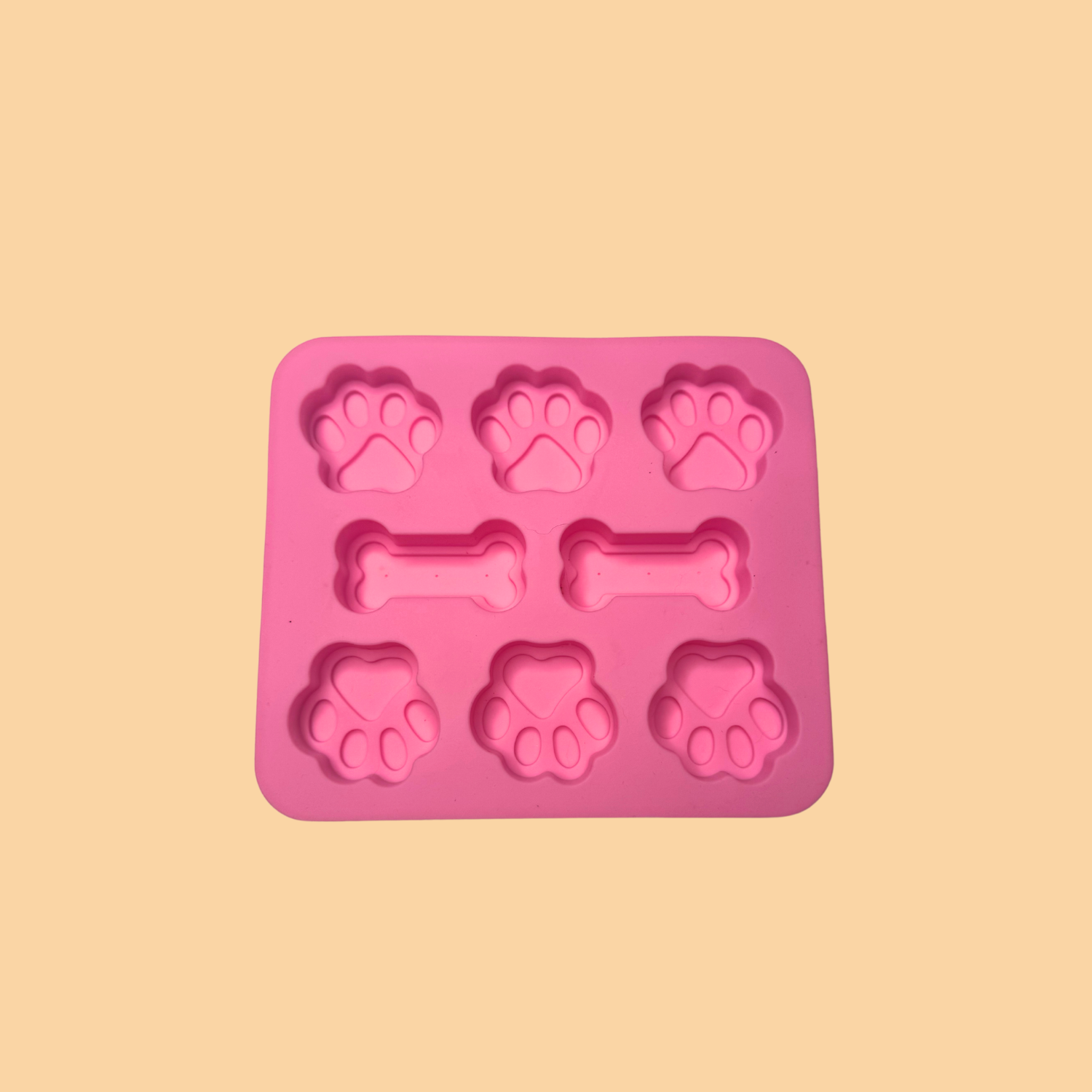 Paws & Bones Silicone Mould Pink